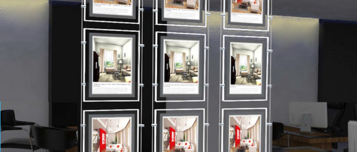 Sistemi espositivi per agenzie