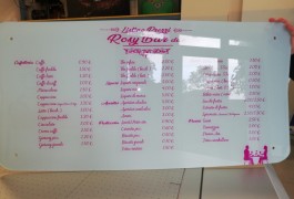 listino prezzi in plexiglass