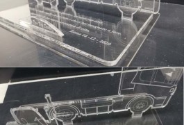 Targa plexiglass Celebrativa