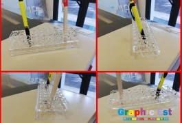 portapenne in plexiglass