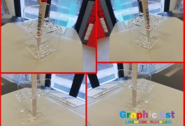 portapenne in plexiglass