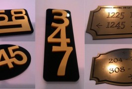 taghe  plexiglass per albergo